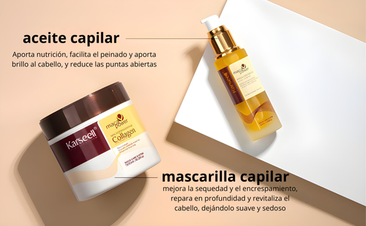 KIT MASCARA Y ACEITE CAPILAR KARSEELL